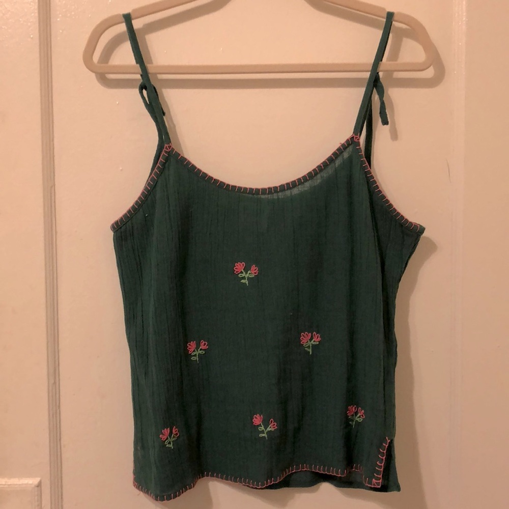 Embroidered Tank
